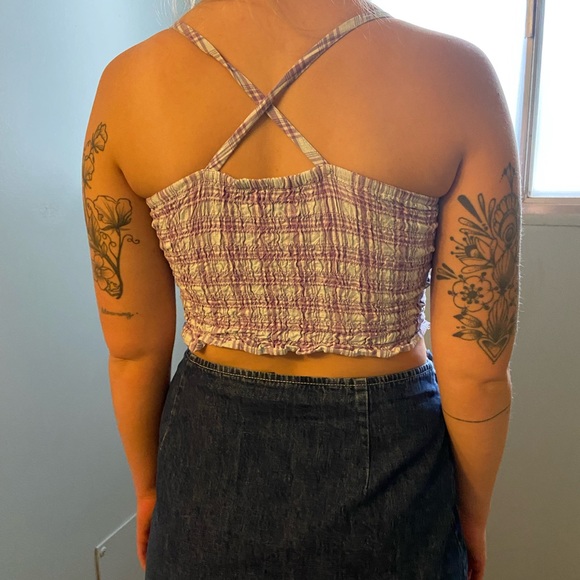 Vintage gingham halter top - Picture 2 of 2